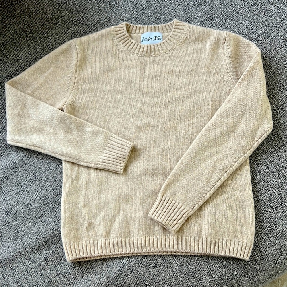 Jennifer Miller, cashmere sweater, size extra small